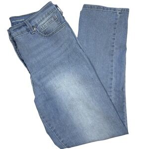 Style & Co Jeans Womens 12 Stretch Straight Leg Denim High Rise Classic Pants‎